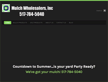 Tablet Screenshot of mulchwholesalers.com